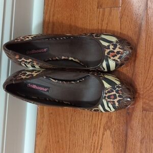 Animal print heels